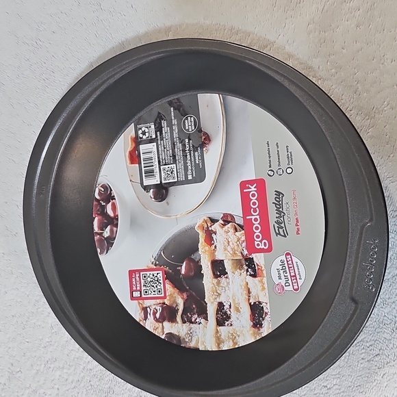 NWT GoodCook Non-Stick Pie Pan Dishwasher Safe 9 inches - Picture 5 of 7